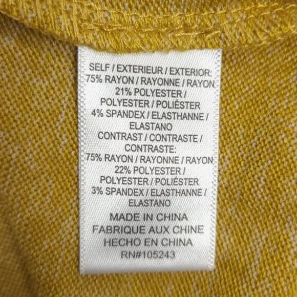 Bobeau Gold Button Up Cardigan Sz Large - Picture 3 of 4